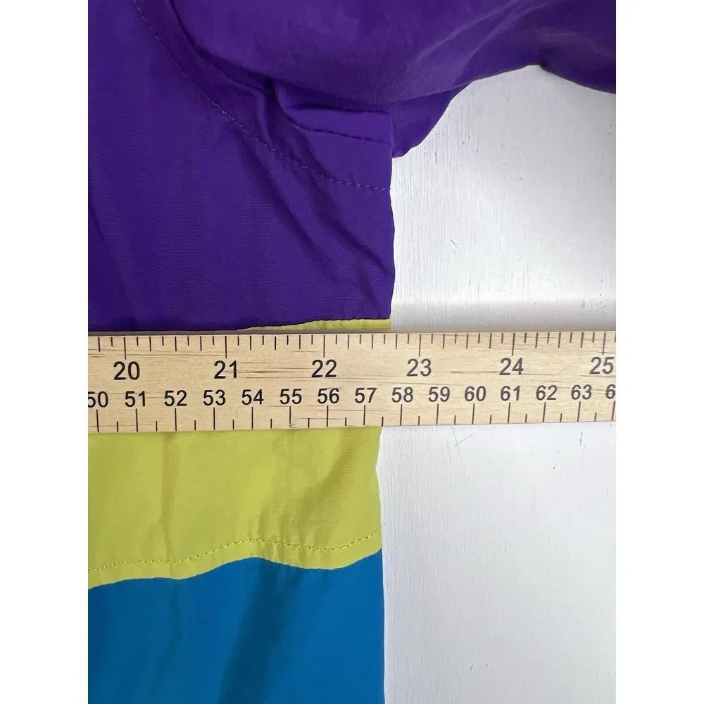 CPO Provisions 1/2 Zip‎ Multicolor Windbreaker Jacket Large Long Sleeve